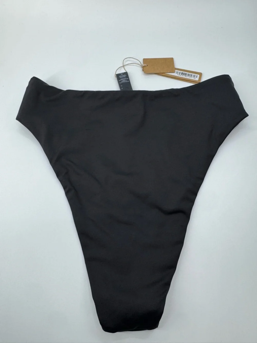 SKIMS Black High-Cut Bikini Bottom